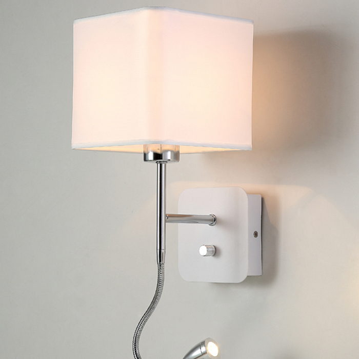 Бра Crystal Lux PACO AP2 CHROME/WHITE